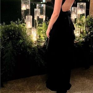 Lovely Day Black Backless Dress